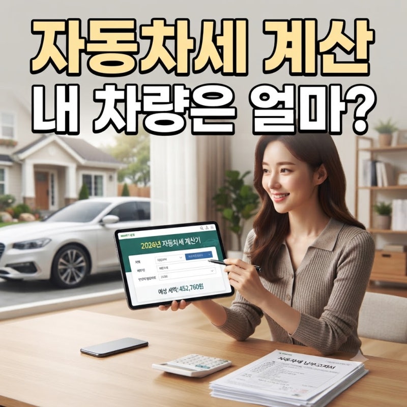 자동차세 계산방법 총정리 (배기량·연식에 따라 얼마나 나올까?)