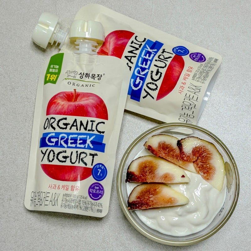 코스트코 그릭요거트 추천｜상하목장 유기농 파우치 그릭요거트 사과&케일 120g×12개입 세일 ....