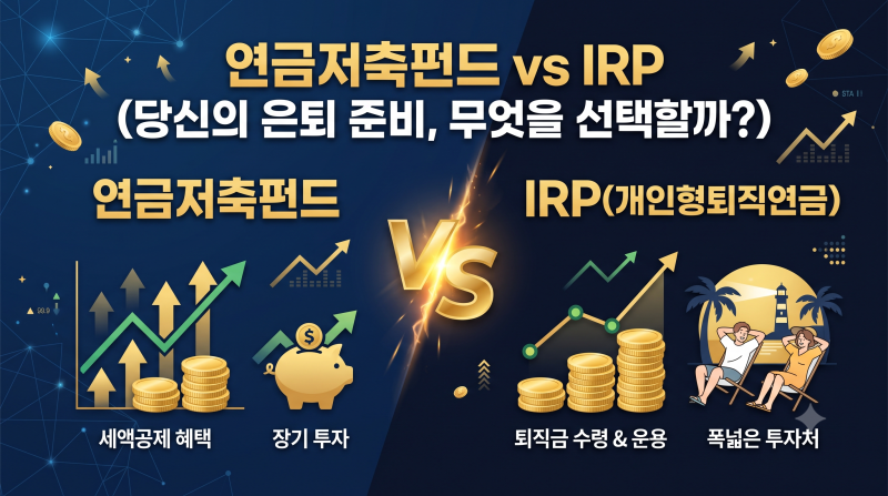 증권사 직원은 절대 먼저 안 알려주는 '연금저축펀드 vs IRP' 팩트 체크와 최적 납입 비율