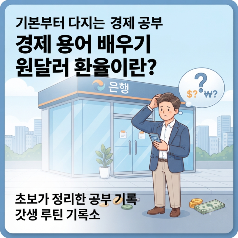원·달러 환율 기본 개념 쉽게 이해하고 변동 원리 알아보기