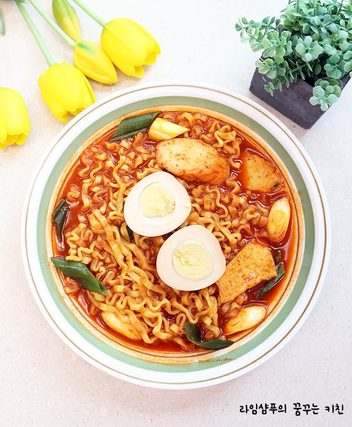 백종원 라볶이 레시피 라면볶이 매운 라면요리