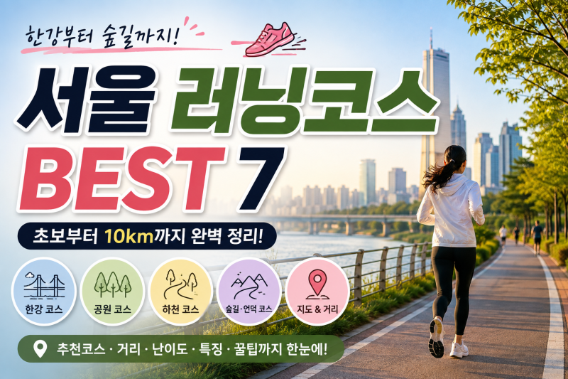 서울 러닝코스 추천 BEST 7｜초보부터 러닝 마니아까지 달리기 좋은 서울 명소