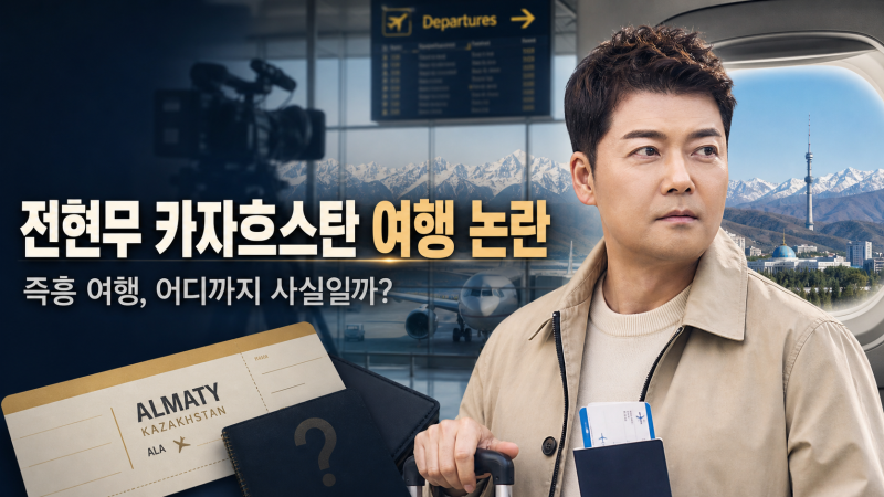 전현무 카자흐스탄 즉흥 여행 조작 논란 최신 근황