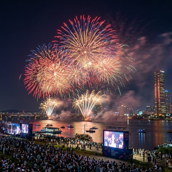 2026 여의도 서울세계불꽃축제 명당 시간표 호텔 식당 예약 꿀팁