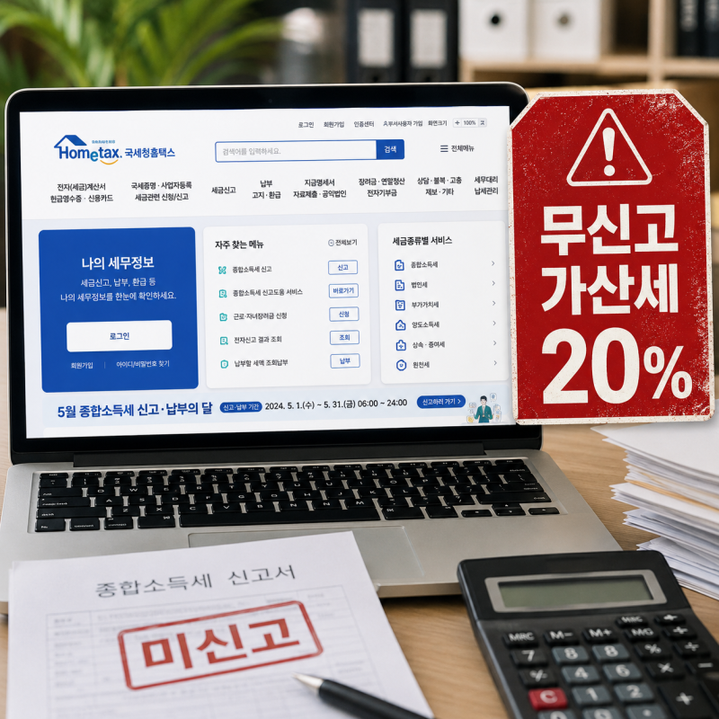 비상장주식 양도소득세 신고방법 및 홈택스 서류 총정리 (ft. 가산세 피하기)