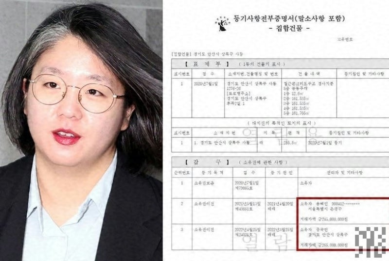 중국人이 산 용혜인 아파트…더 놀라운 건 그녀의 '그날' 발언이야