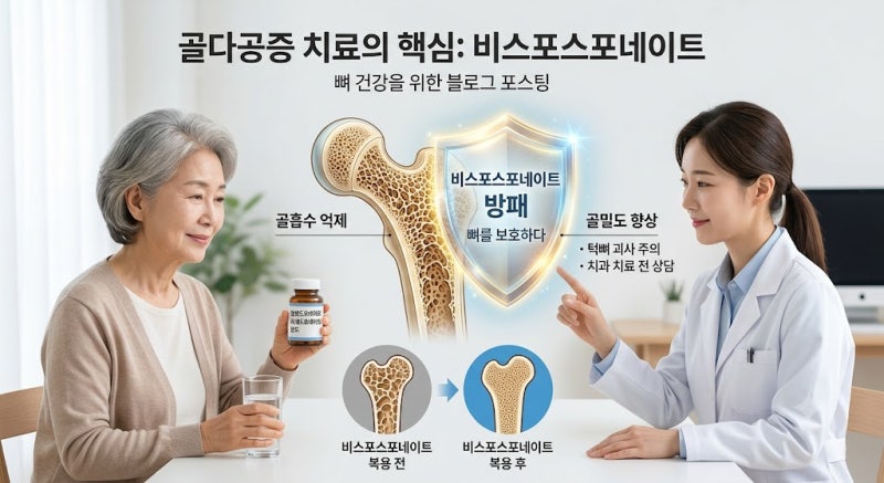 골다공증약 1부. 골다공증약 제대로 알고 먹기｜비스포스포네이트 도대체 무슨약일까?