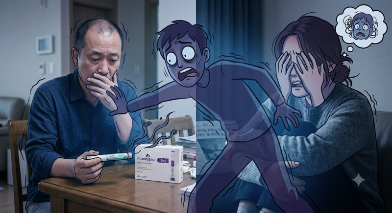 마운자로 vs 위고비 부작용 총정리! 췌장염·탈모·실명 소문 팩트체크