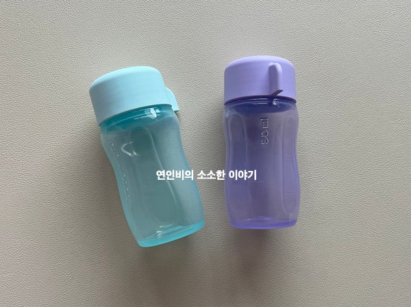 타파웨어 에코보틀 90ml 미니물병 미니양념통