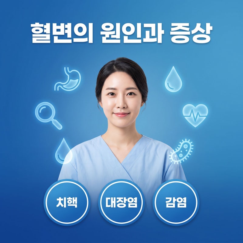 혈변이 나타날 때 알아두어야 할 감별질환 5가지