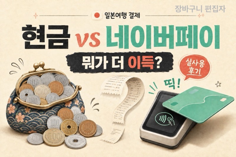 네이버페이 머니카드 일본 해외결제 후기｜현금사용보다 이득일까?