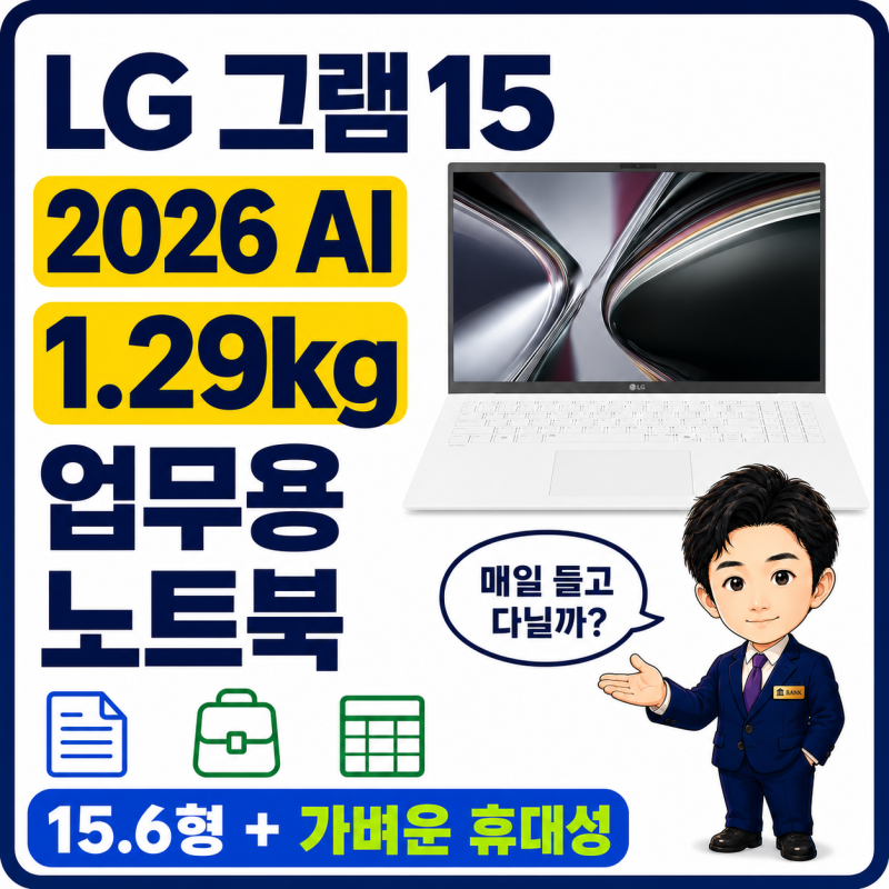 LG 그램 15 리뷰, 2026 그램 AI 노트북 15인치 추천 이유