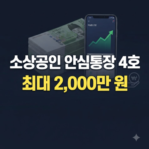 소상공인 안심통장 4호 나는 얼마까지 가능할까? 조건 및 신청방법 총정리