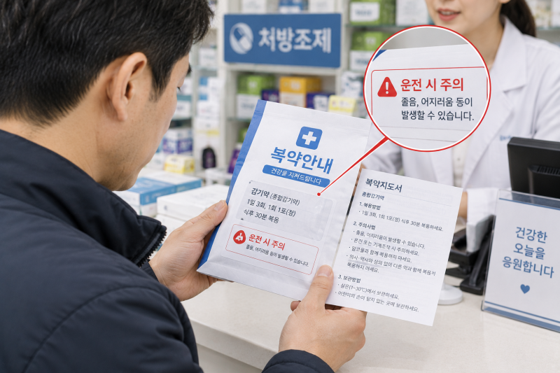 감기약 먹고 운전해도 약물운전일까? 2026년부터 강화된 처벌 기준 알아보기