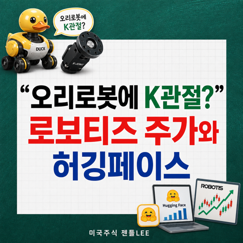 로보티즈 주가 전망 “허깅페이스 마이크로덕 주문폭주” 오리로봇 타고 40만원 갈까?
