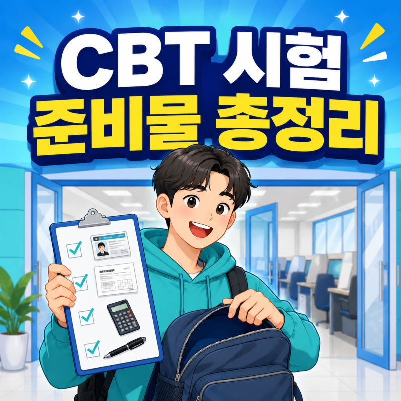 CBT 시험 준비물 총정리｜신분증·수험표·계산기 꼭 가져가야 할까? ㅣ CBT 시험 로드맵 2편