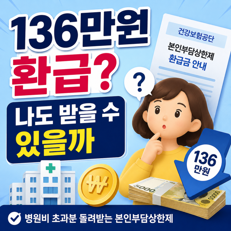 건보료 본인부담상한제 환급금 136만원, 나도 해당될까?