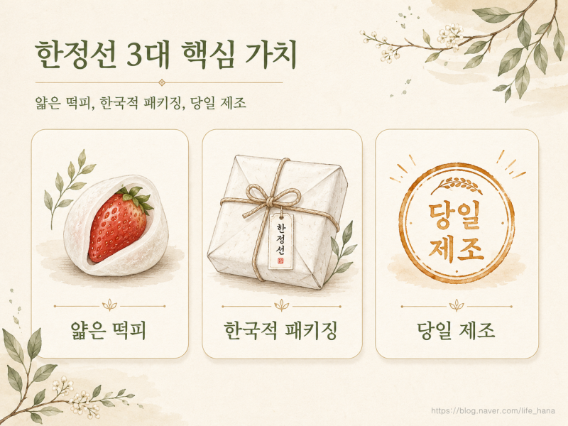 [성수핫플·디저트] "찹쌀떡이 왜 7,500원?" 한정선 찹쌀떡 - 메뉴 가격부터 예약 보관법까지 총....