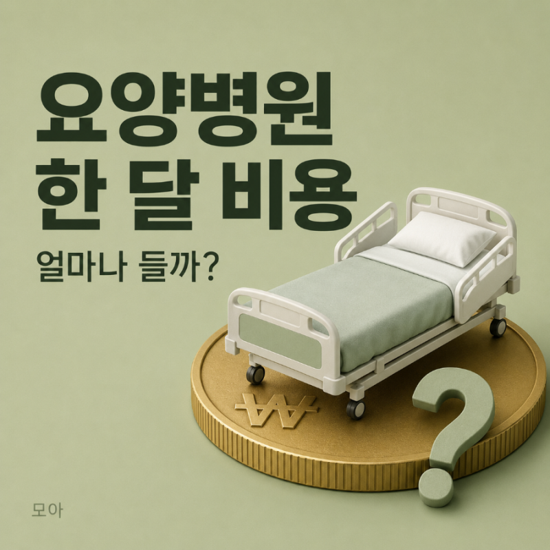 요양병원 한 달 비용 얼마? 입원비·간병비·건강보험 적용 정리