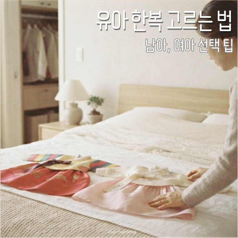 유아 한복 고르는 법, 남아 여아 선택 팁 총정리