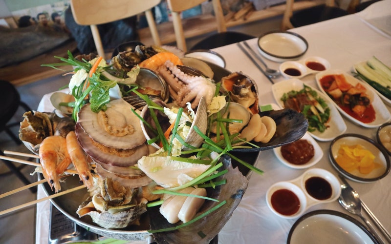 군산 맛집 극찬한 대하구이 조개찜 군산 여행