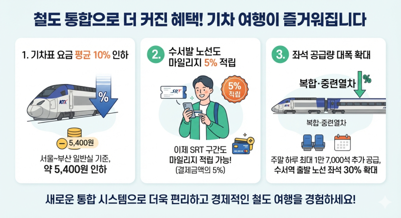KTX SRT 통합회원 전환 방법 3분 컷! 2026 추석 기차표 예매 일정 총정리