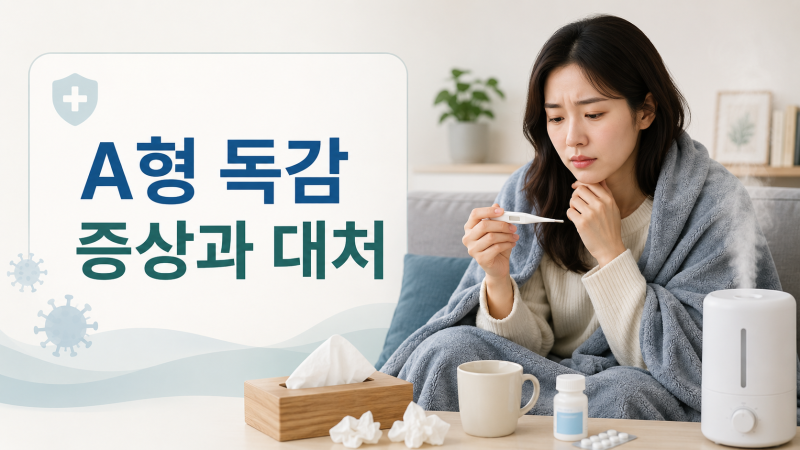 A형독감 증상, 감기와 뭐가 다를까? 갑자기 열나고 몸살 오면 확인