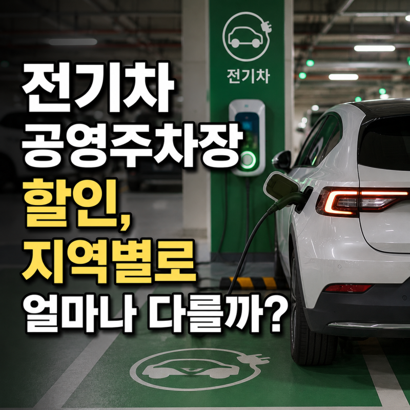 전기차 공영주차장 할인, 지역별로 얼마나 다를까