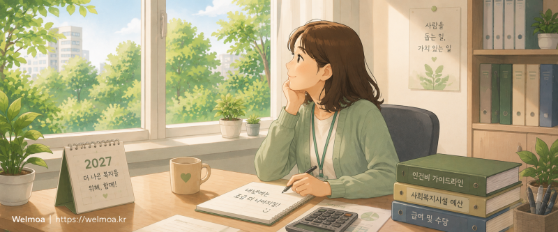 2027년 사회복지사 인건비 전망 | 사회복지사 월급 얼마나 오를까? 인건비 가이드라인 3.9% 인....