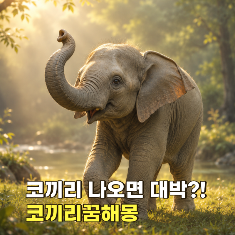 코끼리 등에 올라타면 성공할까? 코끼리꿈해몽 TOP5
