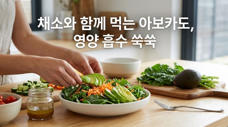 아보카도는 왜 채소와 먹을까, 효능과 오일 차이 알아보기
