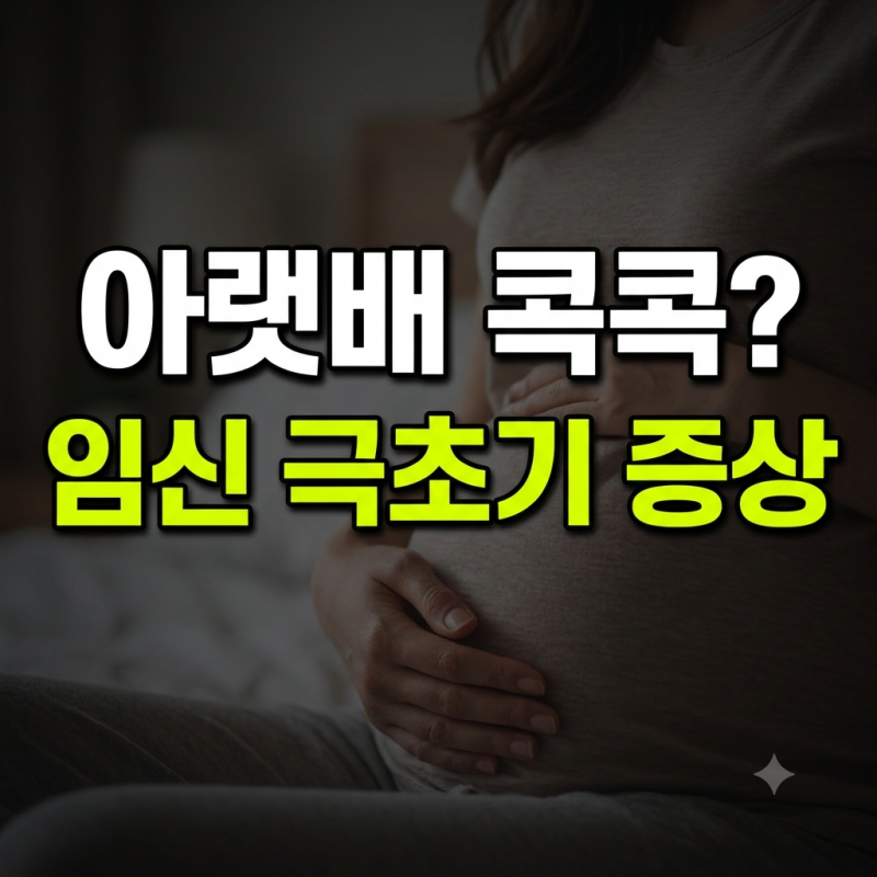아랫배 콕콕 묵직 임신 극초기 증상 총정리 (+ 언제부터 설사 두통 열 냉 주의사항)
