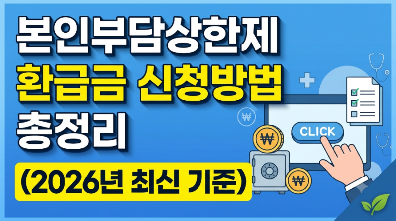 본인부담상한제 환급금 초과금 신청 조회 방법 총정리 (2026년 최신 기준)