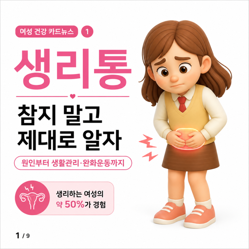 생리 첫날 너무 아프다면? 생리통 원인과 통증 줄이는 방법
