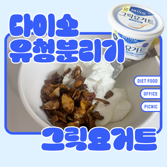 다이소 인기템 유청분리기로 초간단 그릭요거트 만들기 (매일 바이오 그릭요거트)