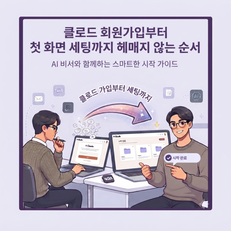 클로드 회원가입부터 첫 화면 세팅까지 헤매지 않는 순서
