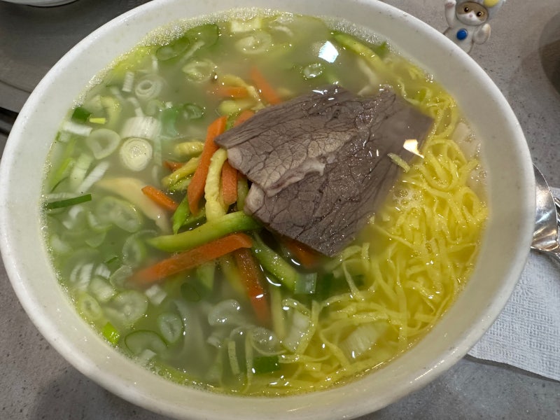 곰국시집 메뉴 가격 곰국수 한우곰국밥 후기 롯데월드몰 아이랑