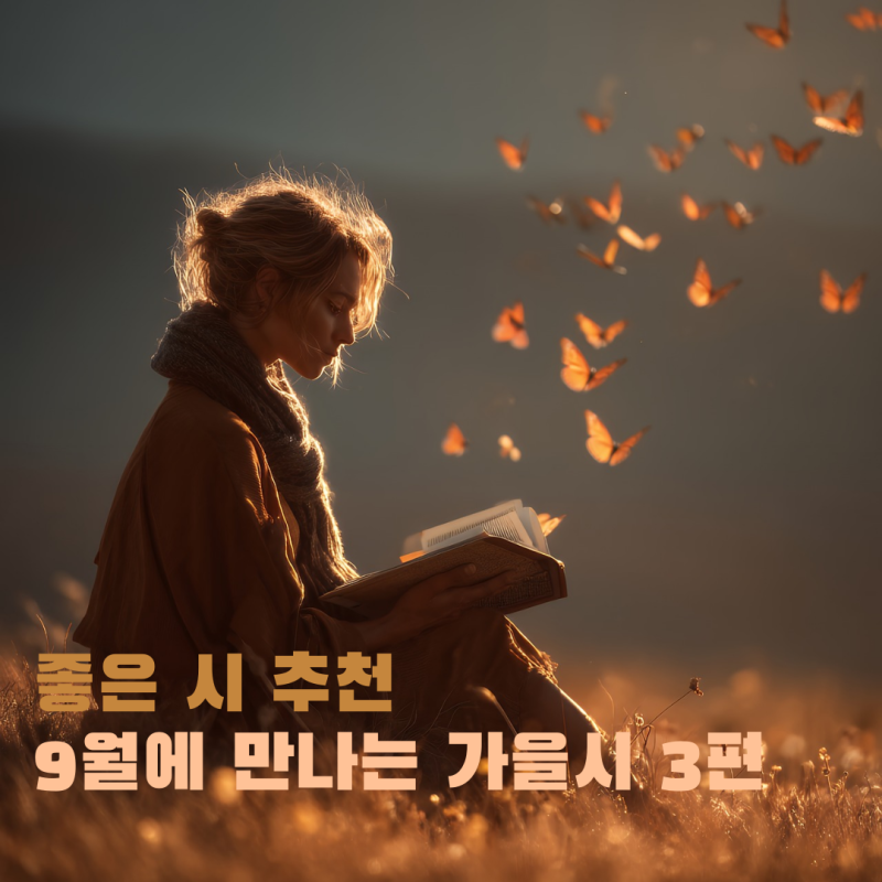9월에 만나보는 가을시 추천 3편 / 가을의 기도, 국화 옆에서, 별 헤는 밤