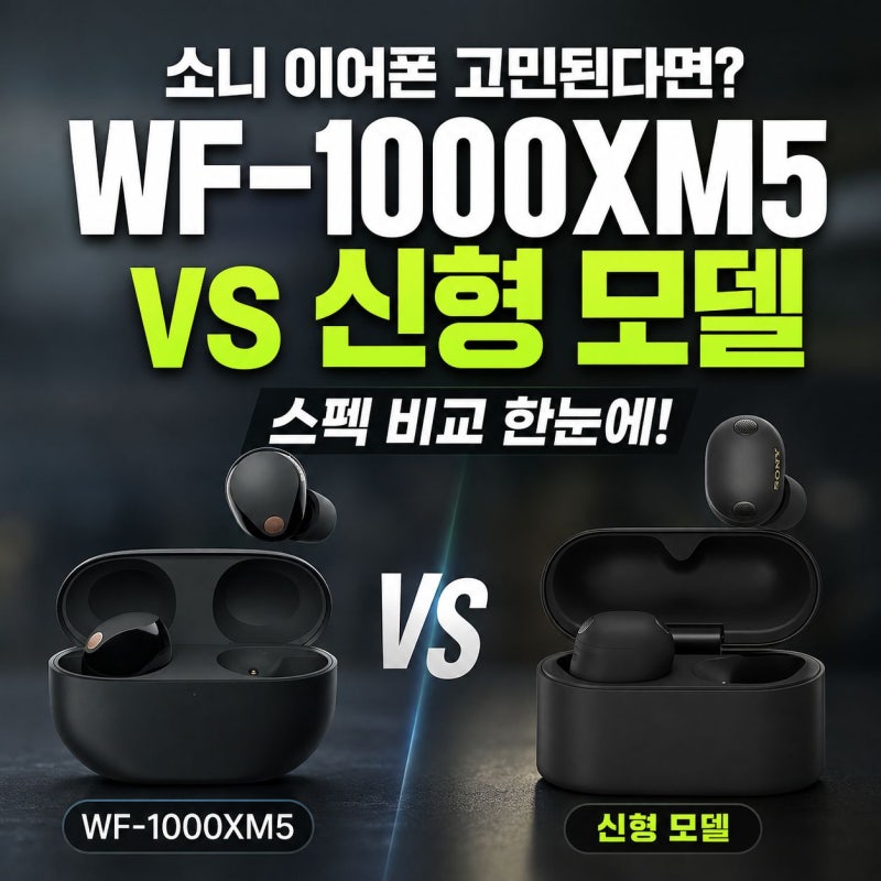 소니 WF 1000XM5 소니 WF1000XM6 차이 비교 추천