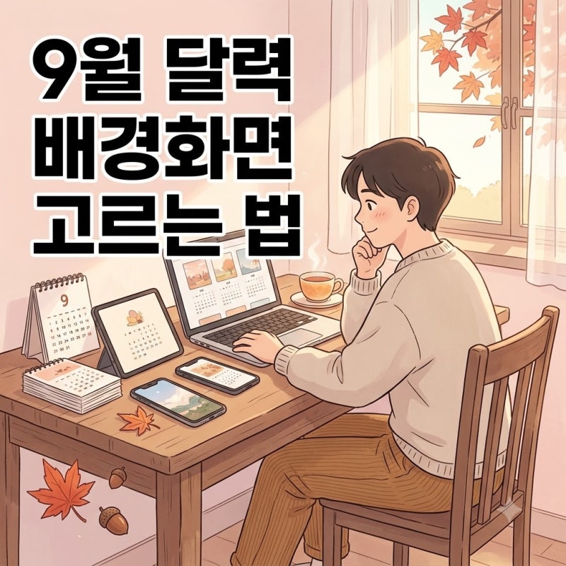 9월 달력 배경화면 고르기 전에 꼭 볼 것: 감성·심플·기기별 적용 팁