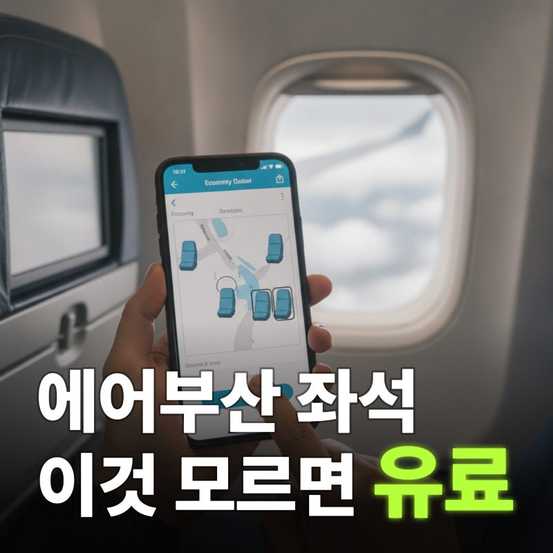 에어부산 좌석지정 무료! 시간 놓치면 고생합니다!