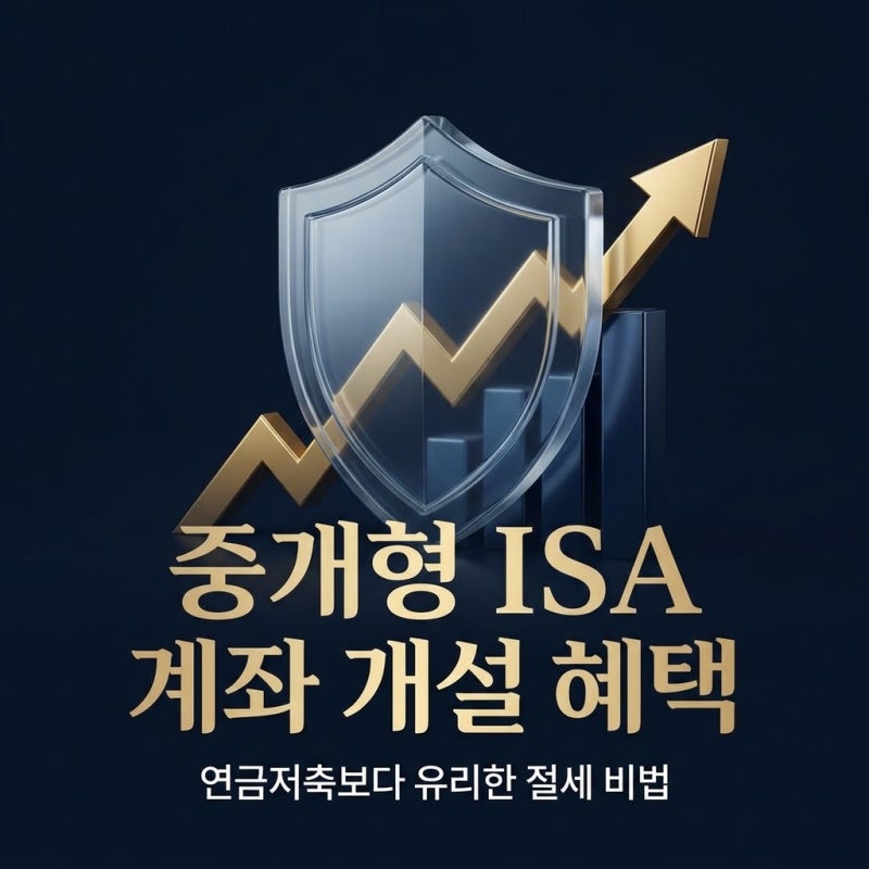 중개형 ISA 계좌 개설 혜택, 연금저축보다 유리한 이유