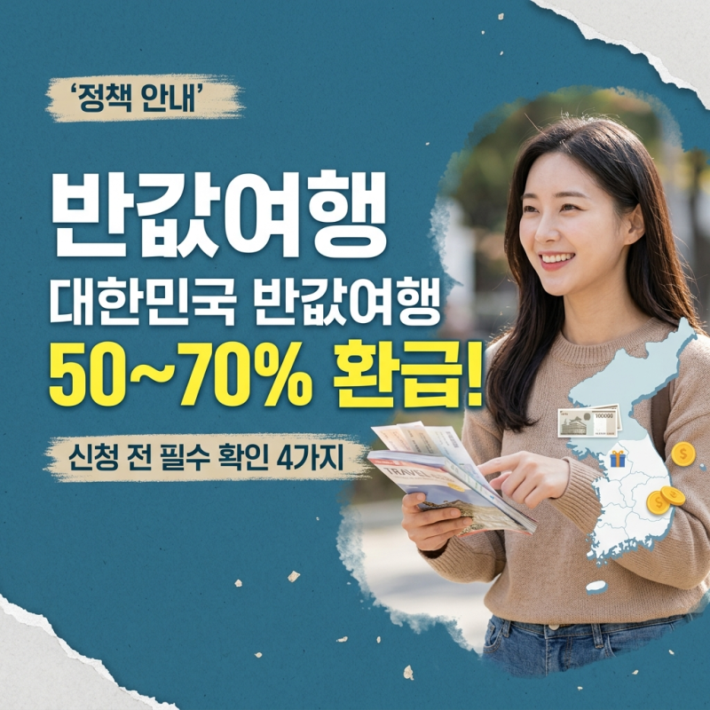 대한민국 반값여행 14만원 환급 받는 법, 신청 전 필수 확인 4가지