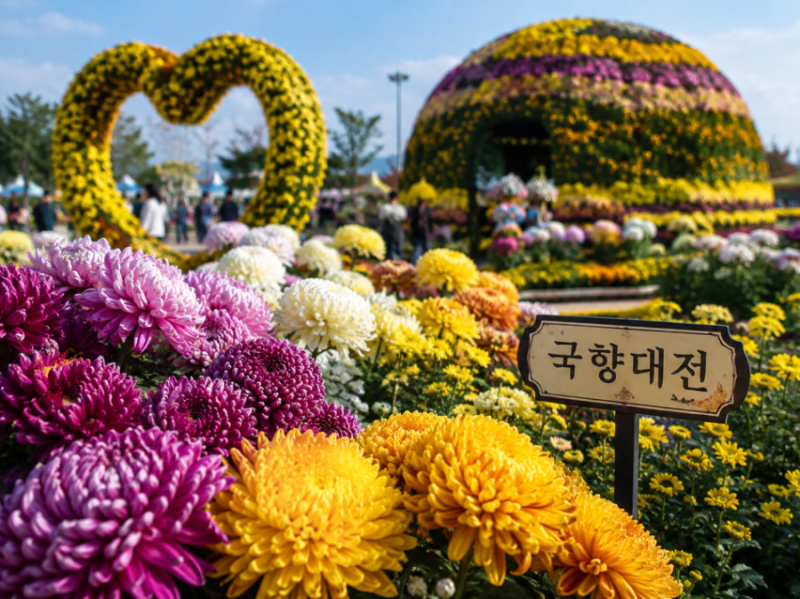 2026 대한민국 국향대전 총정리! 가을 국화꽃이 가득한 함평 여행