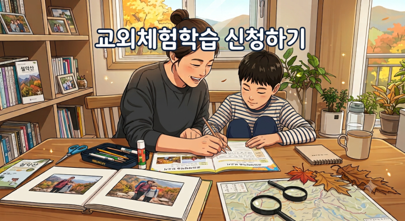 교외체험학습 신청서 및 보고서 작성법