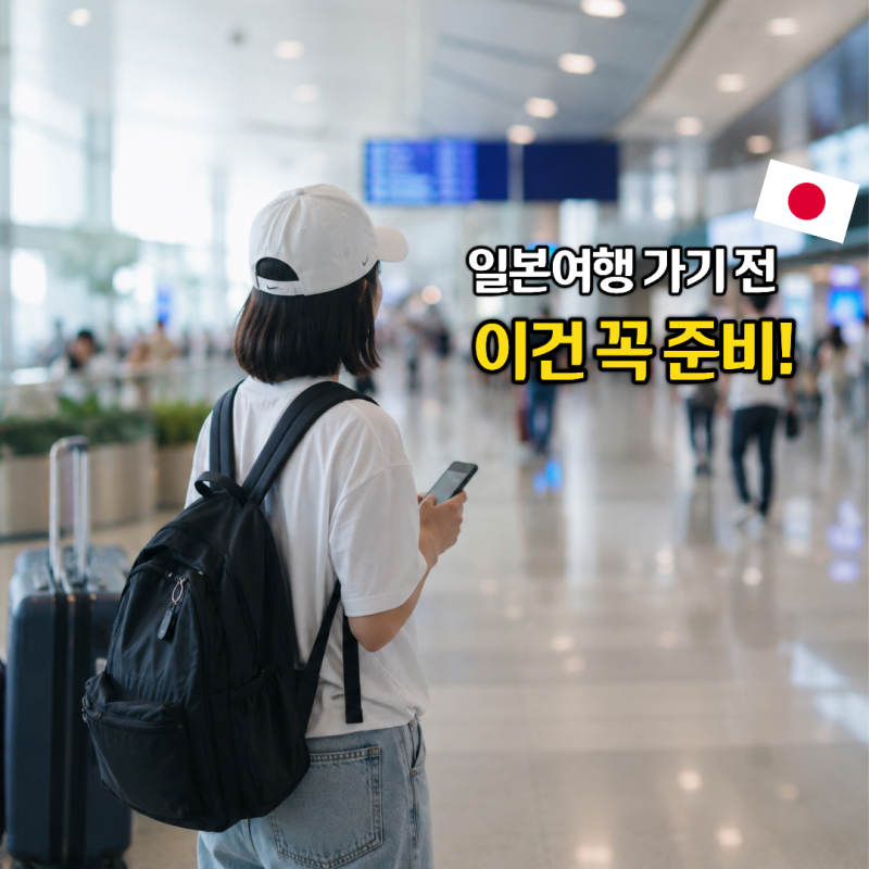 일본여행 준비물 체크리스트 비짓재팬부터 오사카 이심까지