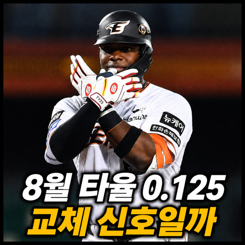20홈런 타자인데 선발 제외, 한화 페라자는 내년에도 남을까