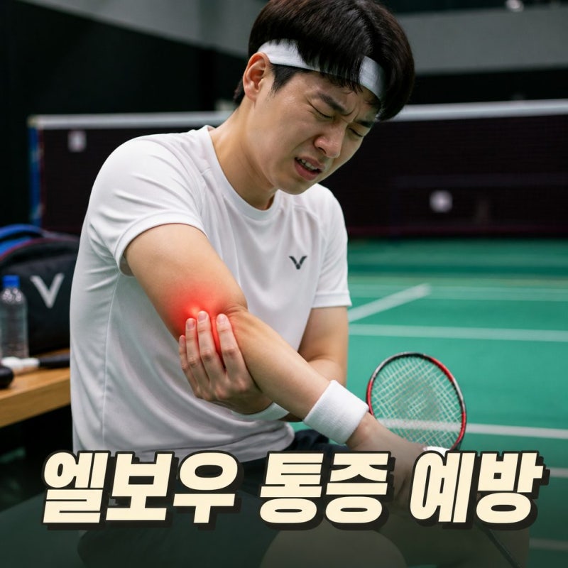 배드민턴 엘보우 통증 체크와 예방 팁
