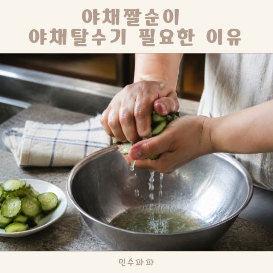 야채짤순이 야채탈수기 필요한 이유