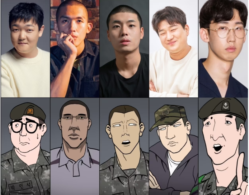 '신병' 역대급 싱크로율의 비밀, 배우들의 실제 군대 이력은?